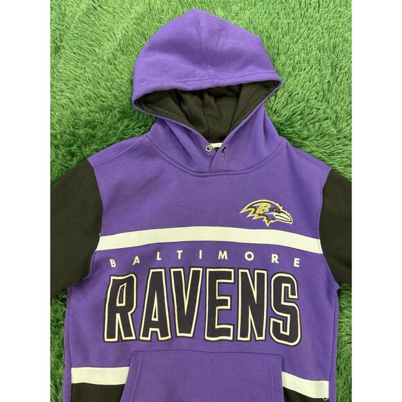 Baltimore Ravens Black | Purple Sz Small Hoodie Sweatshirt NFL - Picture 2 of 8
